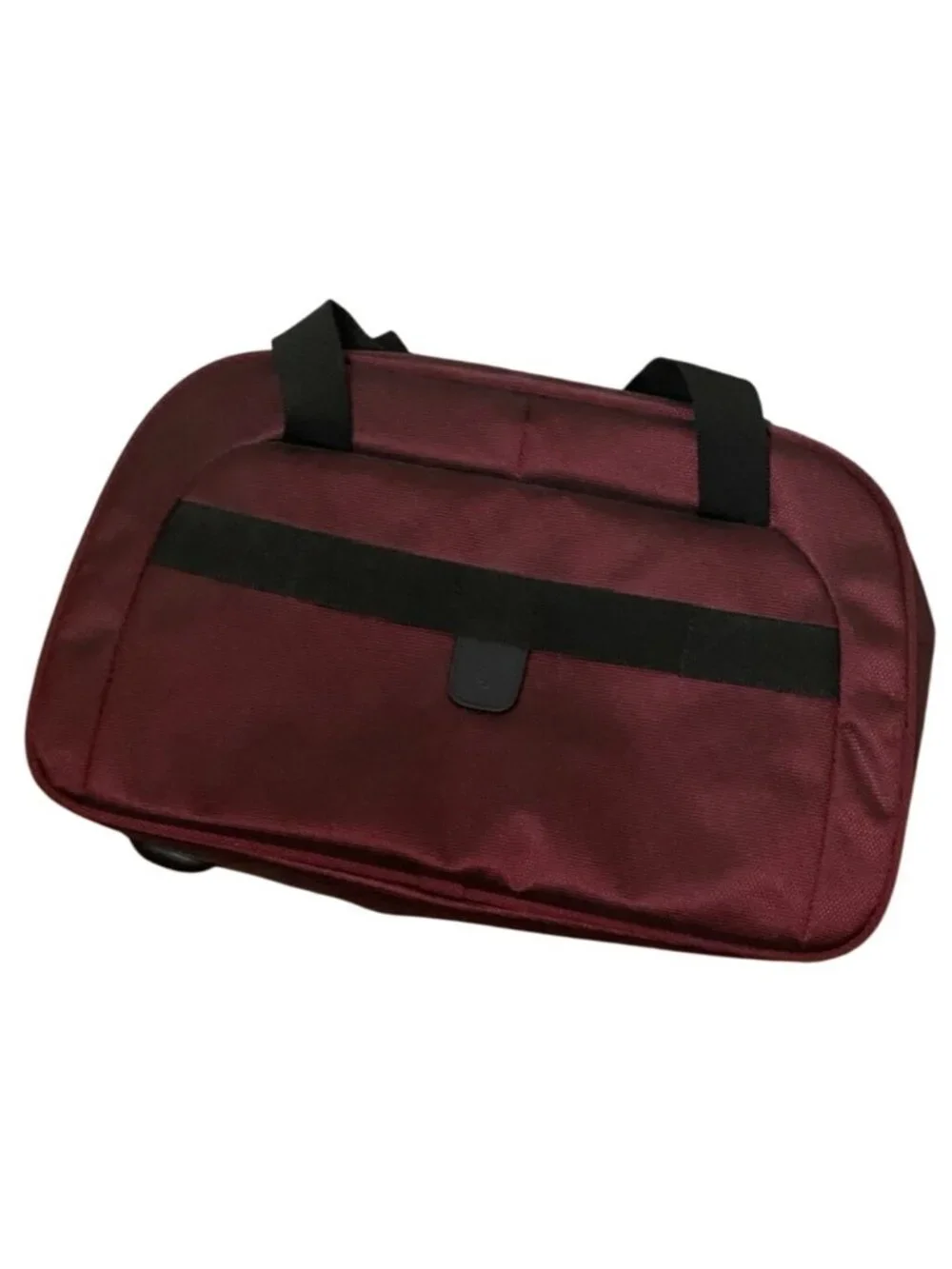 Samsonite Boarding Bag Burgundy Travel Carry On Duffel SmartStrap NWT 18x11x9